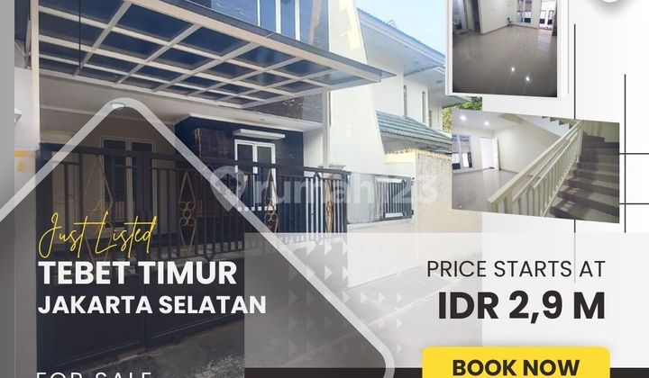  Tebet Timur Dalam Rumah Baru Hoek 2 Lt Ready 2 Unit Akses 1 Mobil S639