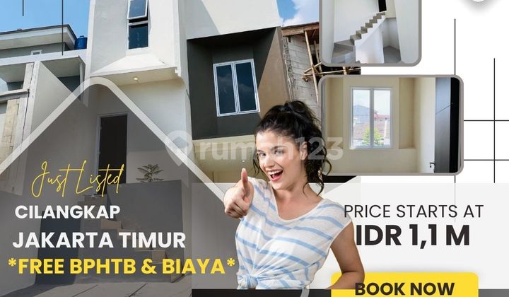 CILANGKAP EAST JAKARTA NEW HOUSE 3 FLOORS 0 DOWN PAYMENT FREE FEES 1