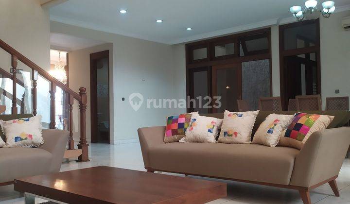 DISEWAKAN RUMAH 2 LANTAI HADAP UTARA FURNISHED PONDOK INDAH S0061 1