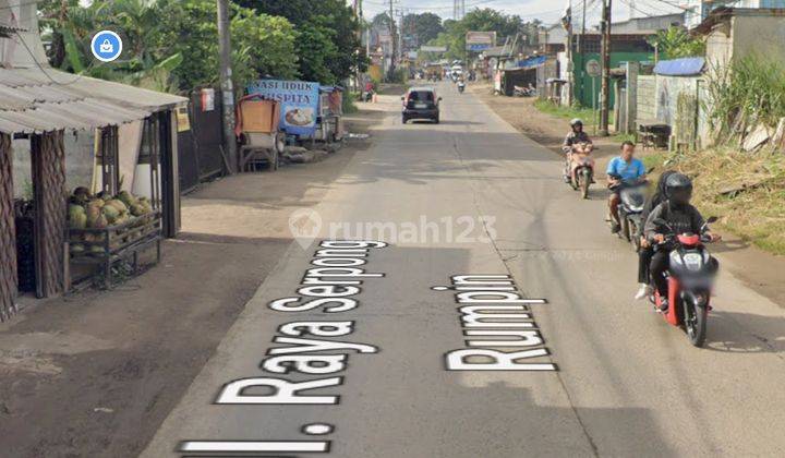 Dijua Tanah Ngantong Jalan Raya Cisauk 2KM dari Citra Garden Serpong 2