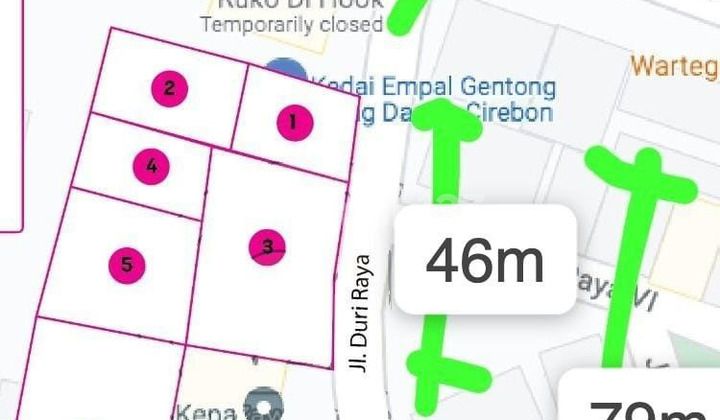 Dijual Rumah Hitungan Tanah Lokasi Strategis Bisa Komersil Area di Duri Kepa 8