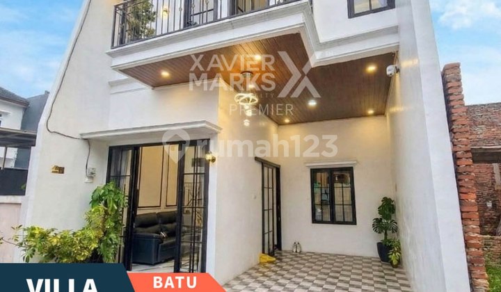Dijual Villa Aktif Pasif Income di Temas Kota Batu Dekat Wisata