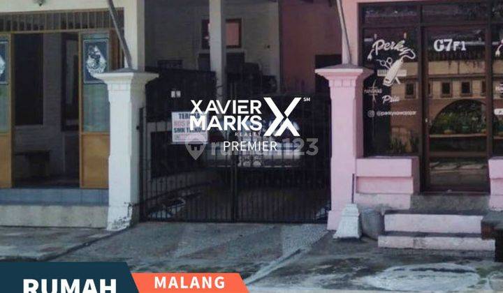 Rumah Hook Banyak Kamar Dekat SMK Telkom di Sawojajar Malang