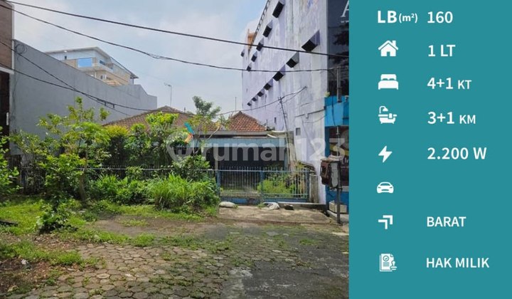 Dijual Rumah Hitung Tanah di Jalan Utama S Parman Blimbing Malang