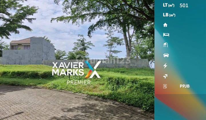 Tanah Luas 501m2 Lokasi Dekat Binus di Palm Valley Araya Malang 1