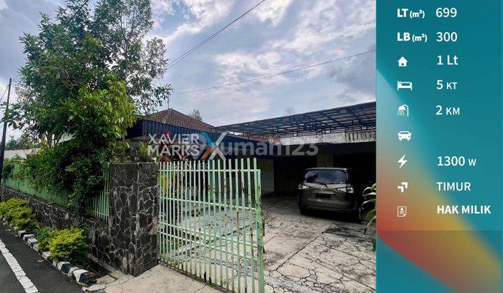 Rumah Luas Hitung Tanah di Bunga bunga Lowokwaru Malang 1