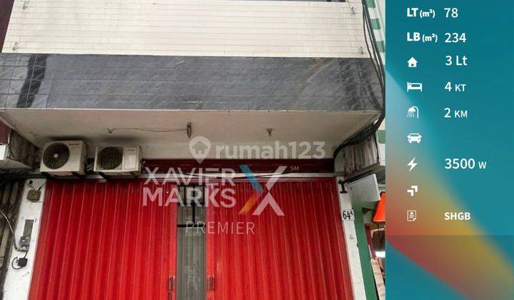 Ruko 3 Lantai Siap Pakai di Kayutangan Klojen Malang 1