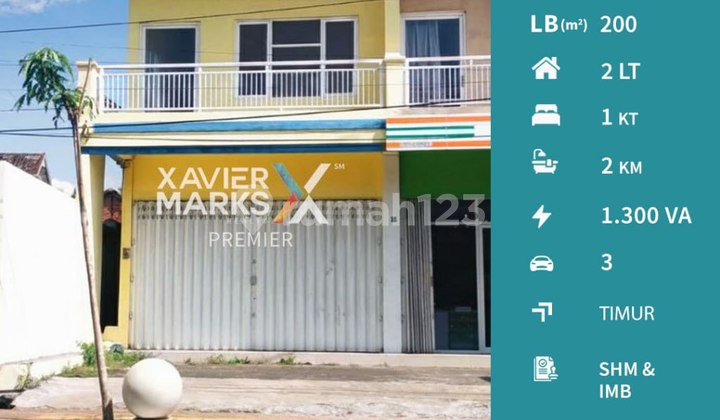 Ruko 2 Lt di Kota Batu Dekat Alun Alun Super Strategis