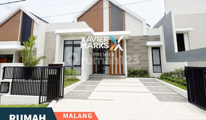 Dijual Rumah Baru Minimalis Modern di Riverfront Kedungkandang Malang