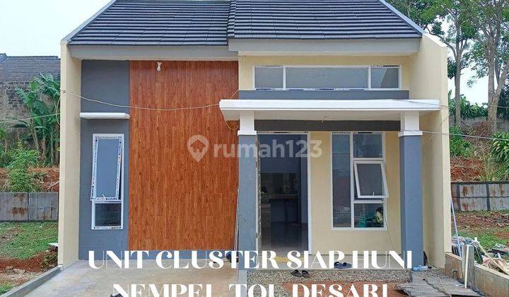 Rumah Siap Huni Hanya 8 Juta Sudah Akad Dkt Tol Desari 1