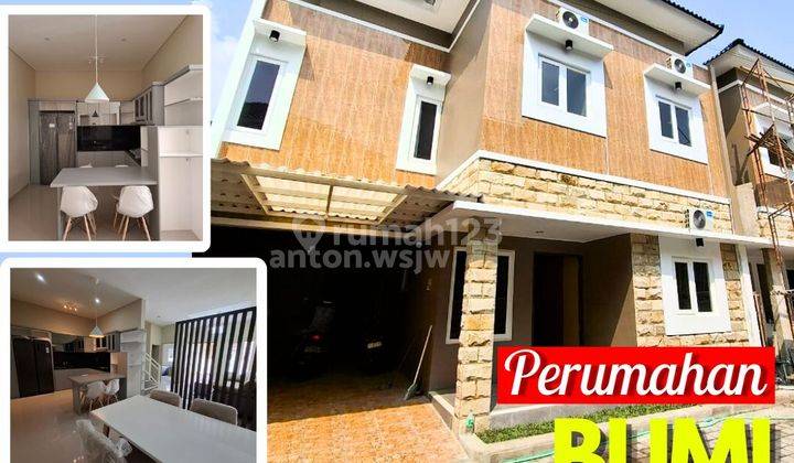 Rumah Baru 2 Lantai Full Furnished Jl Kaliurang Km13 Lt 104m2 SHM 1