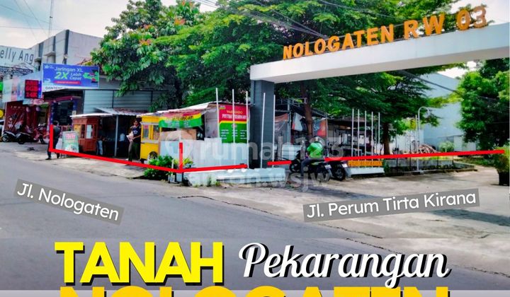 Tanah Strategis Jogja Belakang Amplaz Nologaten LT 362 M2 SHM