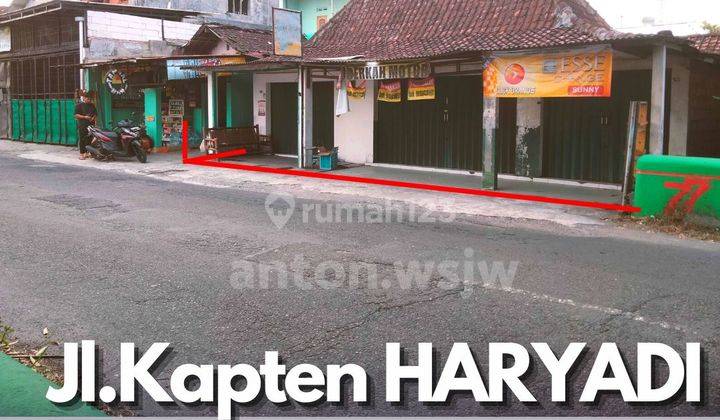 Rumah Kios Jogja Jl.kapten Haryadi Depan Merapi Regency Lt 364 M2 1