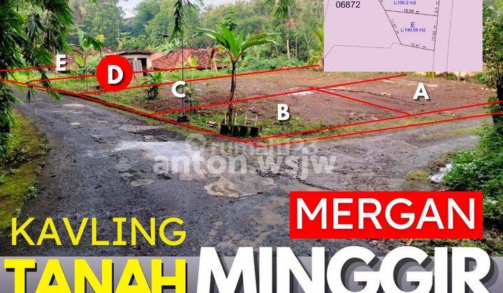 Tanah Kavling Murah Jogja SHM Minggir Sleman Barat Lt 150 M2 1