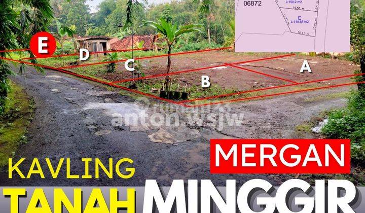 Tanah Kavling Murah Jogja SHM Minggir Sleman Barat Lt 140 M2 1