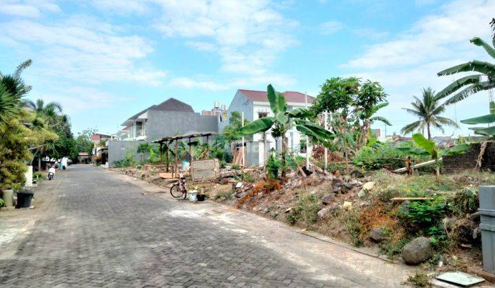 tampak depan tanah kavling jogja di perum