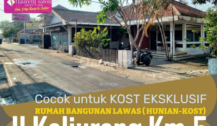 Rumah Jogja Jl.kaliurang Km 5 Utara Ugm Luas Tanah 822 M2 SHM 2