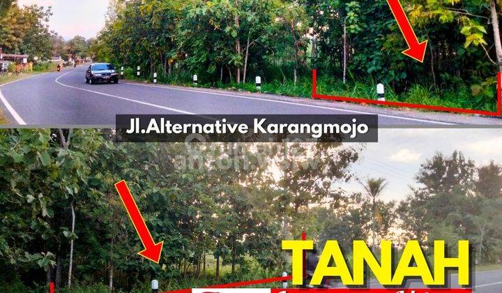 Tanah Murah Gading Tepi Jl. Alternative Karangmojo SHM Lt 546 M2 1