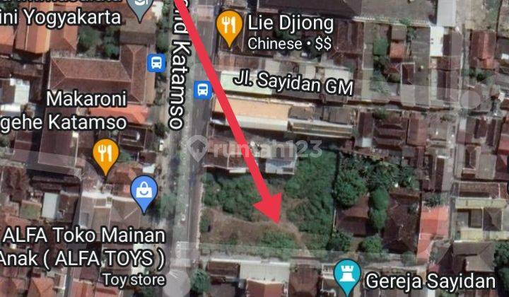 Tanah Jogja Gondomanan Eks Mbah Petruk Jl.b.katamso Lt 1945 m²  2