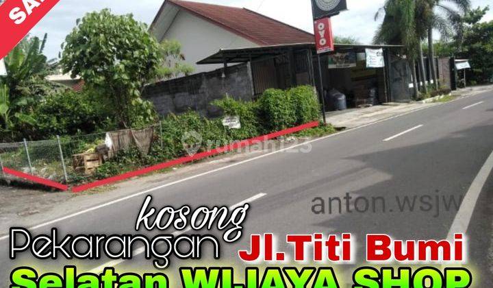 Tanah Jogja Jl Titi Bumi Selatan Wijaya Shop Jl Godean L 1312 M2 1