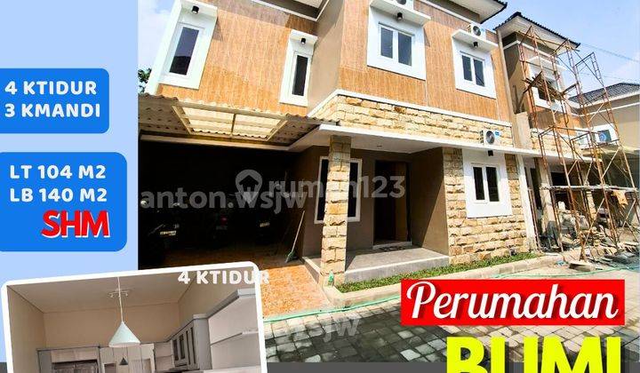 Rumah Baru 2 Lantai Full Furnished Jl Kaliurang Km13 Lt 104m2 SHM 2