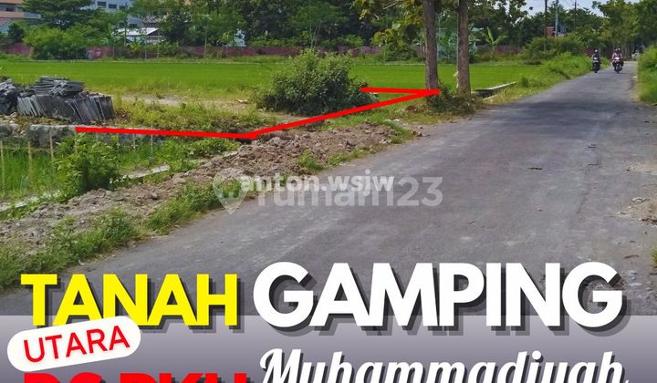 Good Land Yogyakarta Behind PKU Hospital Gamping Land Area 1782 m² Building Area 11 Certificate of Ownership (SHM).