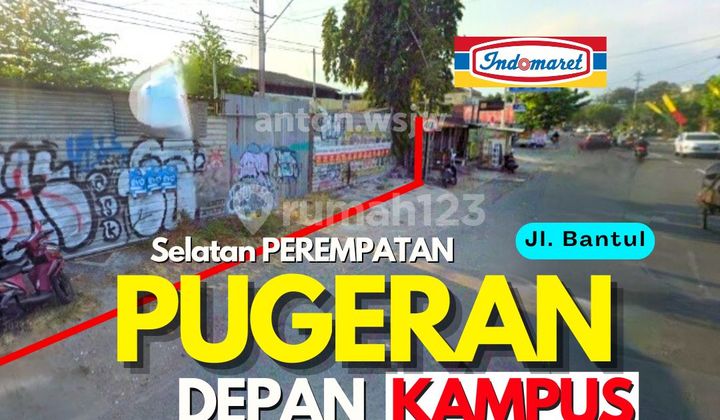Tanah strategis Jogja selatan Pugeran Luas 409 m2 lebar 20 m 1