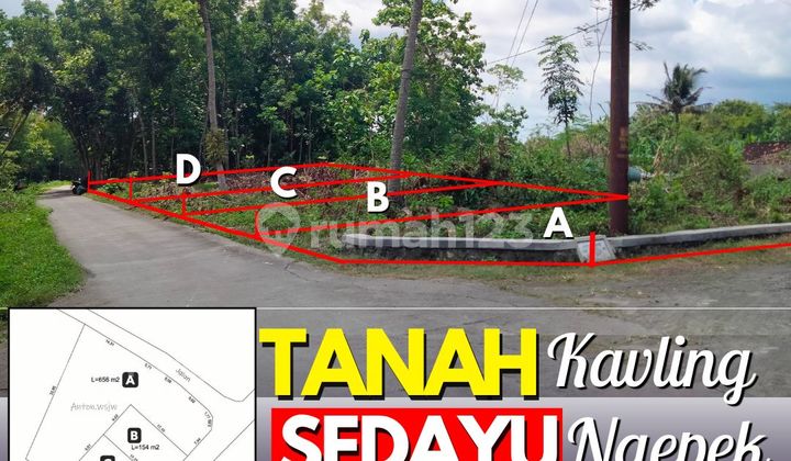 Tanah Kavling Murah Jogja Ngepek,Sedayu Mulai LT 154 M2 Ld 9M SHM