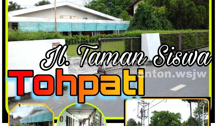 Tanah Tengah Kota Jogja 220 M Dari Jl Taman Siswa LT 2455 ㎡ SHM