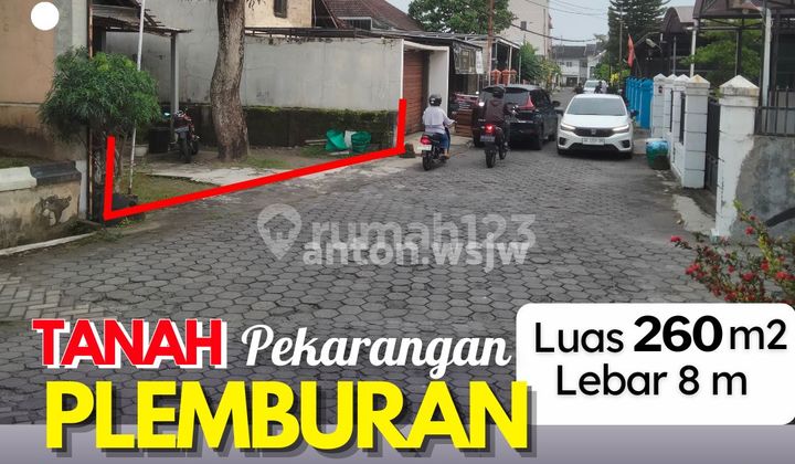 Tanah Bagus Jogja Plemburan Lt 260 M² SHM Cocok untuk Kost
