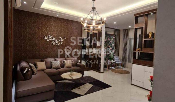 Rumah cluster baru mewah furnished siap huni di tengah kota 2