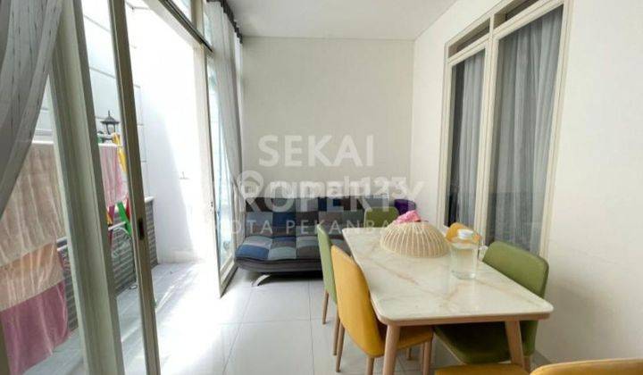 Rumah cluster furnished siap huni di tengah kota dekat Jalan Sudirman 2