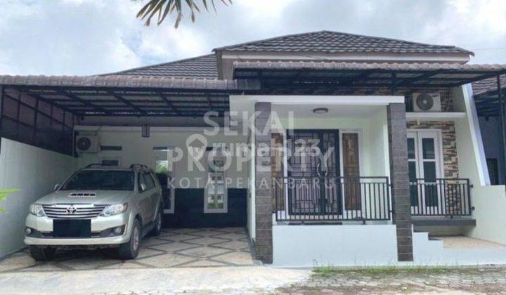 Rumah cluster semi furnished siap huni murah di tengah kota Jalan Merak 1