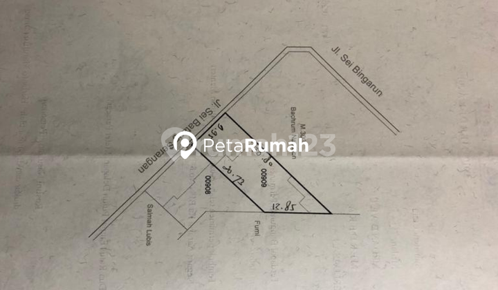 DIJUAL RUMAH JALAN SEI BATANG SERANGAN SIAP HUNI 2