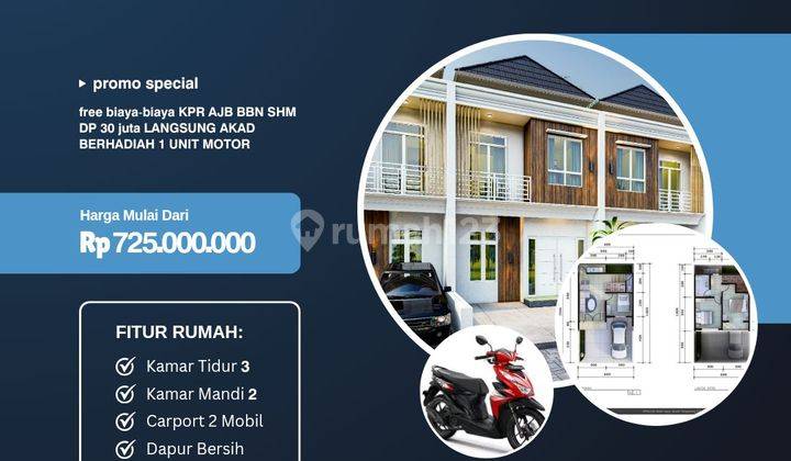 Rumah Modern Minimalis Beli Rumah Dapat Motor  2