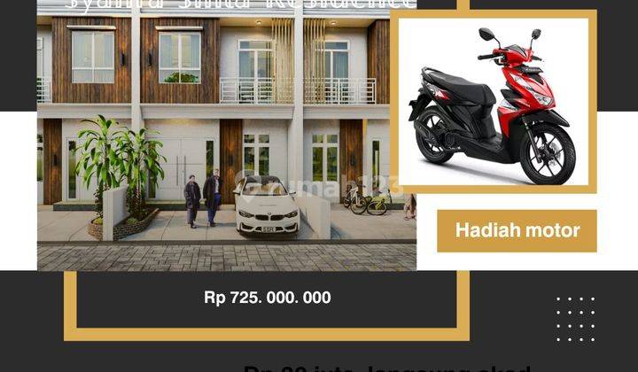 Rumah Murah Akses Arah Serpong, Bsd, Pamulang Berhadiah 1 Unit Motor 2