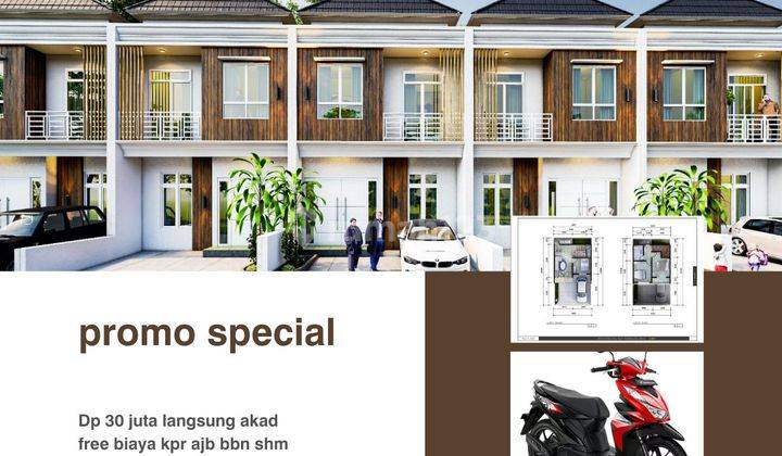 Rumah 2 Lantai Baru Promo Free Biaya biaya Berhadiah 1 Unit Motor 2