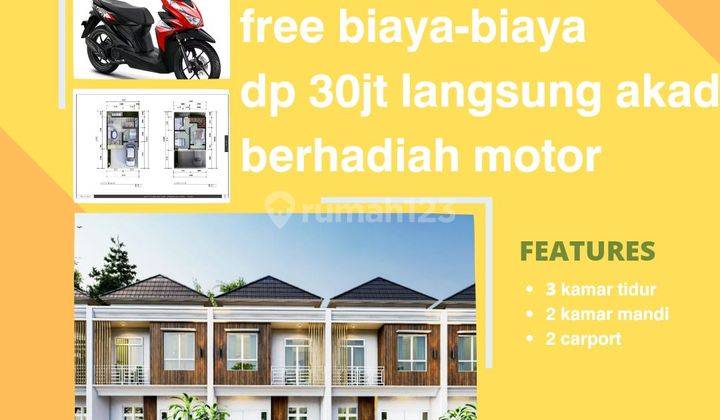 Rumah Mewah Dekat Pusat Kota Tangsel,harga Murah Free Bebas Biaya 2