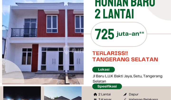 Rumah Murah Berhadiah 1 Unit Motor Ditangsel 1