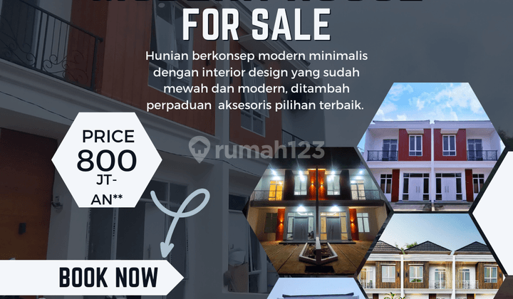 Rumah Murah 2 Lantai Dijual Di Tangsel Dekat Jln Raya Puspitek 1