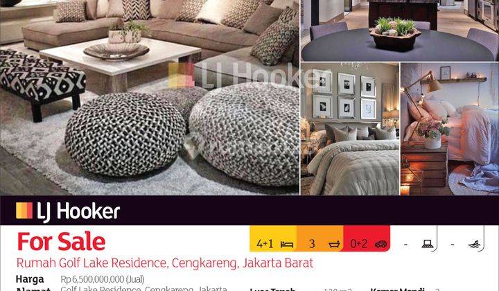 Rumah Golf Lake Residence, Cengkareng, Jakarta Barat 2