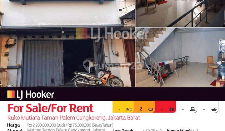 Ruko Mutiara Taman Palem Cengkareng, Jakarta Barat 2