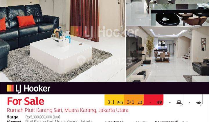 Rumah Pluit Karang Sari, Muara Karang, Jakarta Utara 2