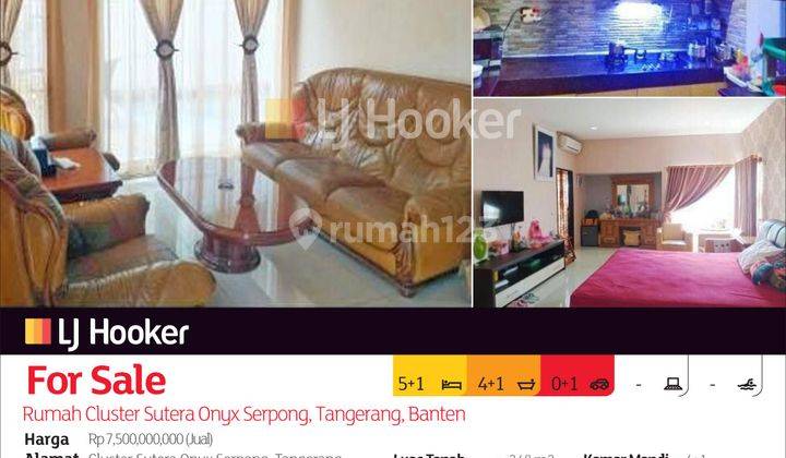 Rumah Cluster Sutera Onyx Serpong, Tangerang, Banten 2