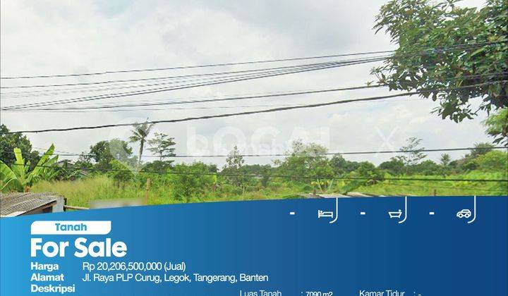 Tanah Kavling Jl. Raya PLP Curug, Legok, Tangerang, Banten 2