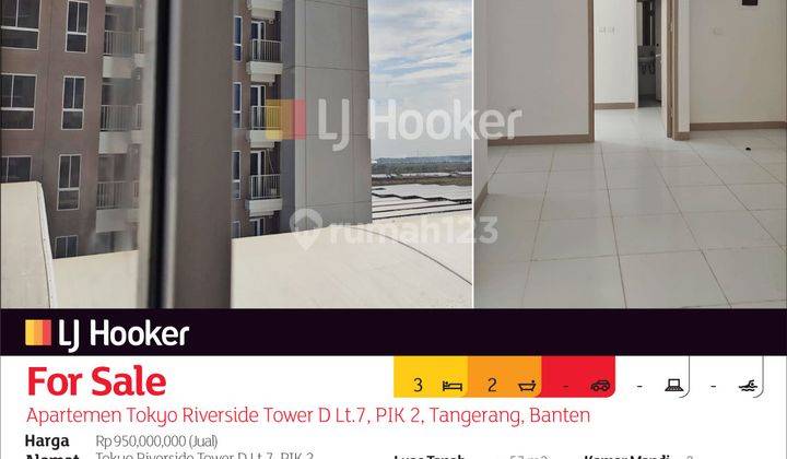 Apartemen Tokyo Riverside Tower D Lt.7, Pik 2, Tangerang, Banten 2