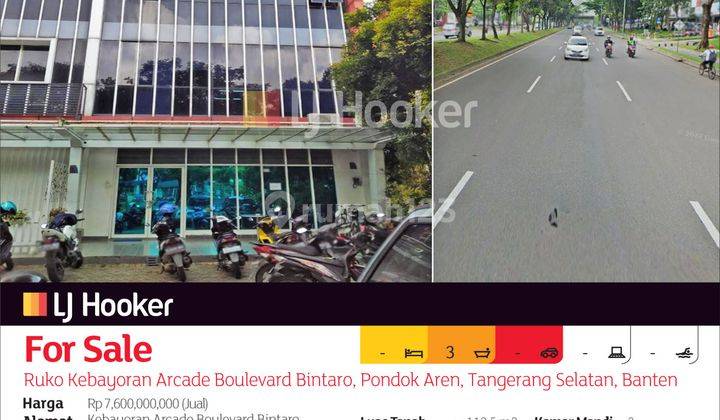 Ruko Kebayoran Arcade Boulevard Bintaro, Pondok Aren, Tangerang Selatan, Banten 2