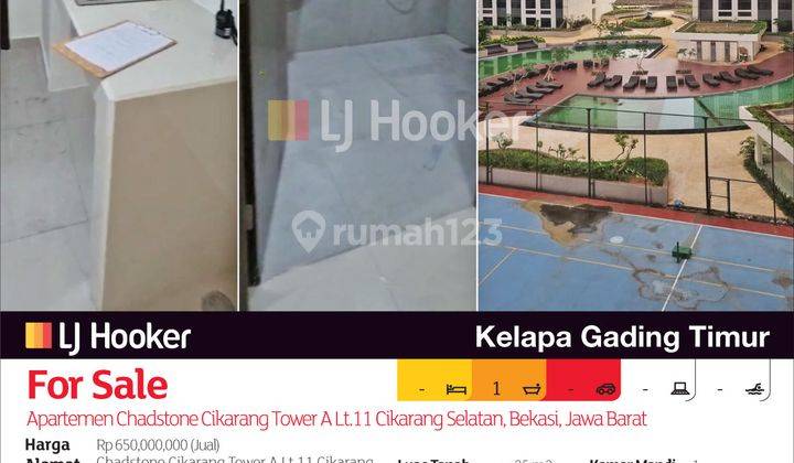 Apartemen Chadstone Cikarang Tower A Lt.11 Cikarang Selatan, Bekasi, Jawa Barat 2