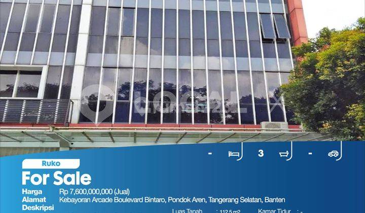 Ruko Kebayoran Arcade Boulevard Bintaro, Pondok Aren, Tangerang Selatan, Banten 2