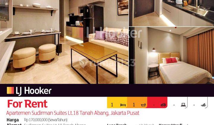 Apartemen Sudirman Suites Lt.18 Tanah Abang, Jakarta Pusat 2